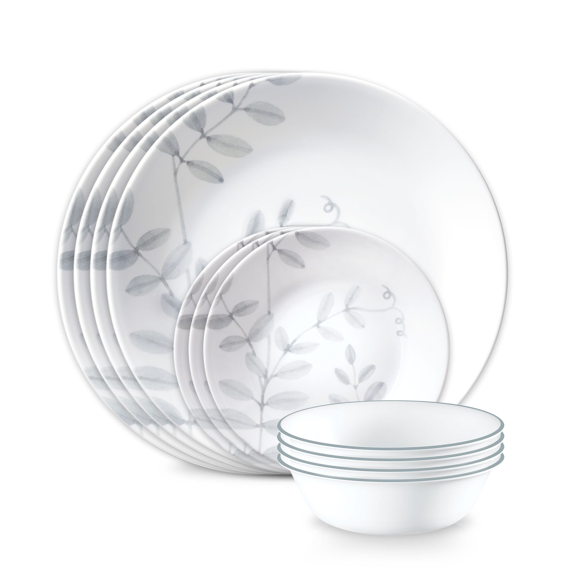 Corelle Flowing Fern 12-piece Dinnerware Set, Service for 4