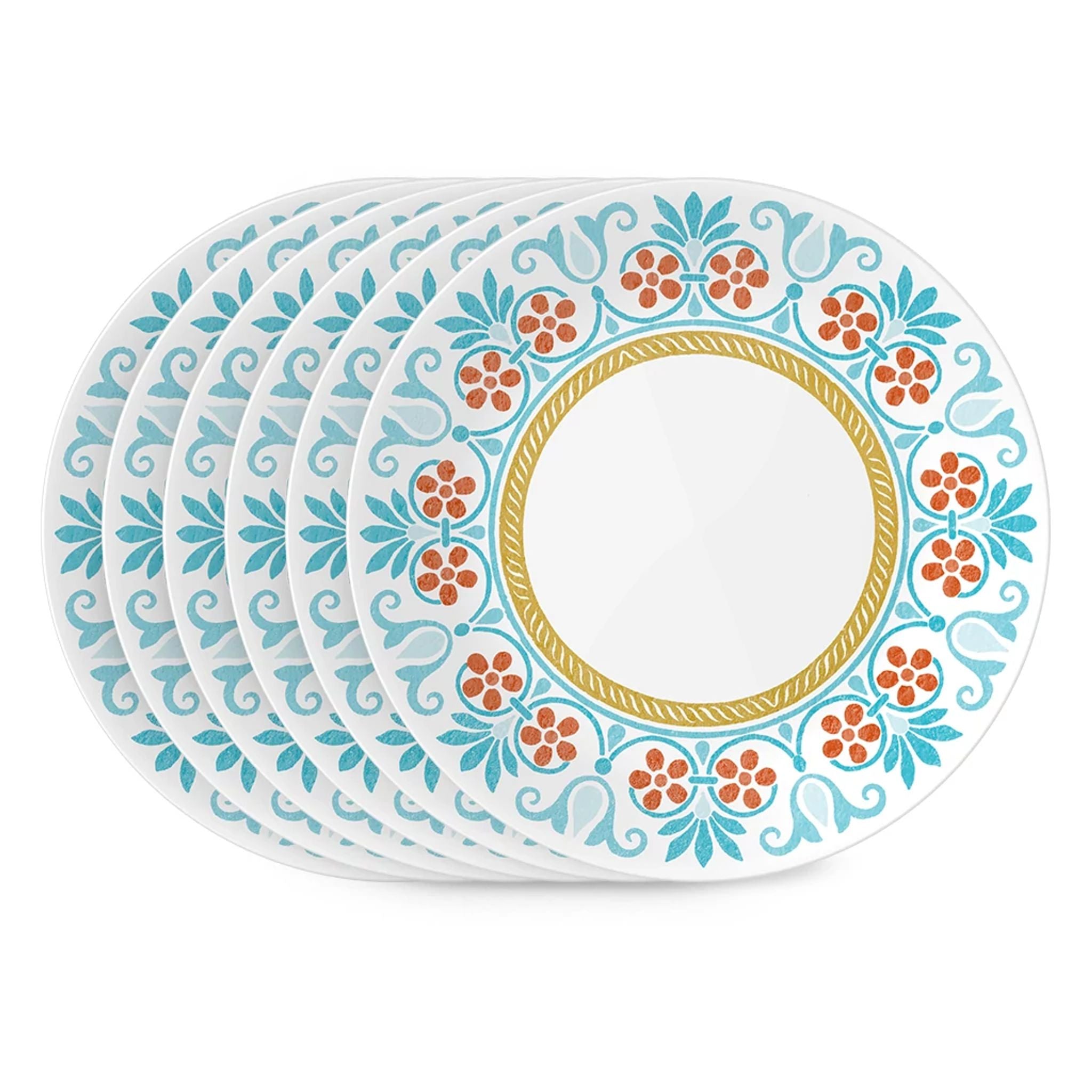 Corelle Global Collection Terracotta Dreams, 8.5¡± Salad Plates, 6-pack