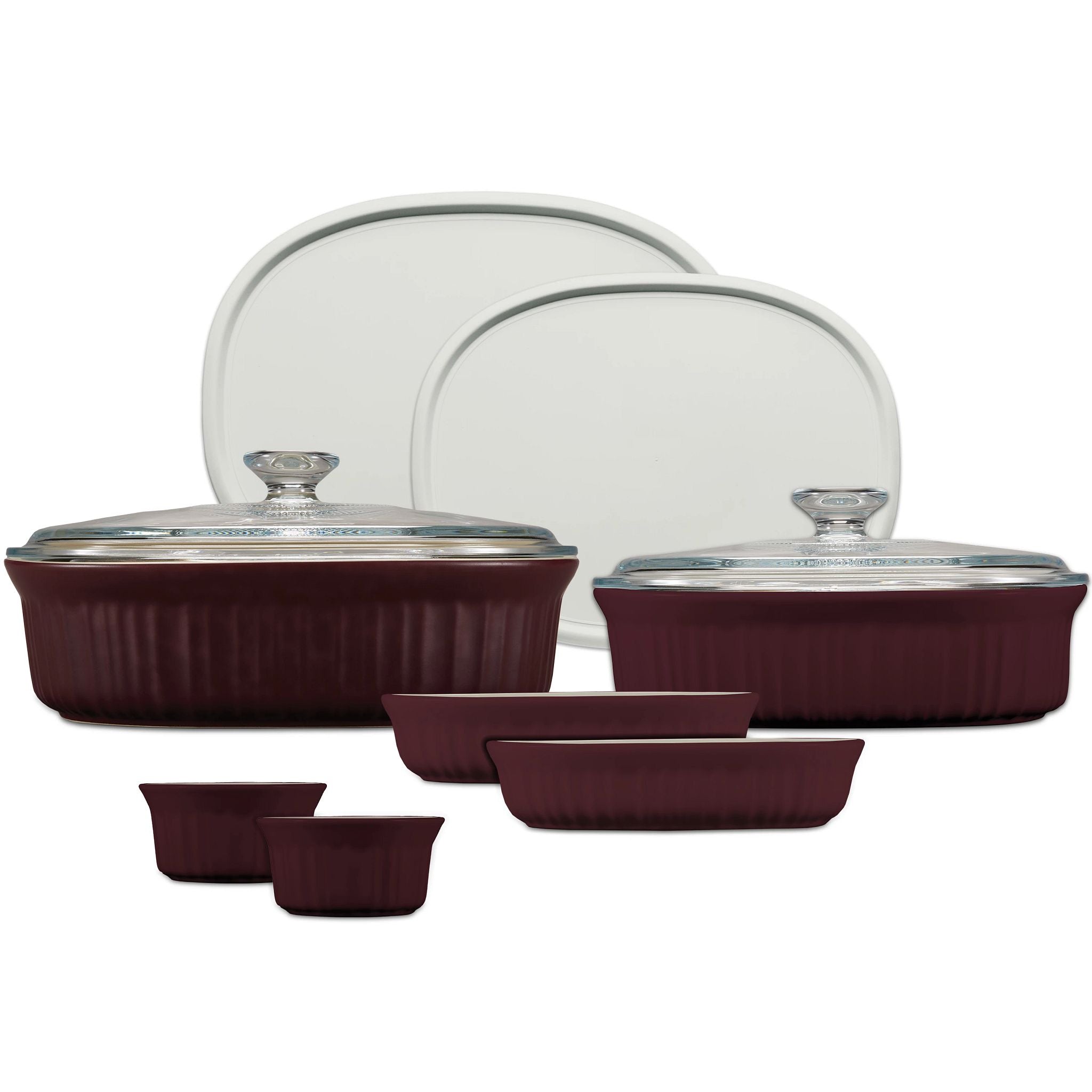 CorningWare French Colors 10-piece Bakeware Set, Cabernet