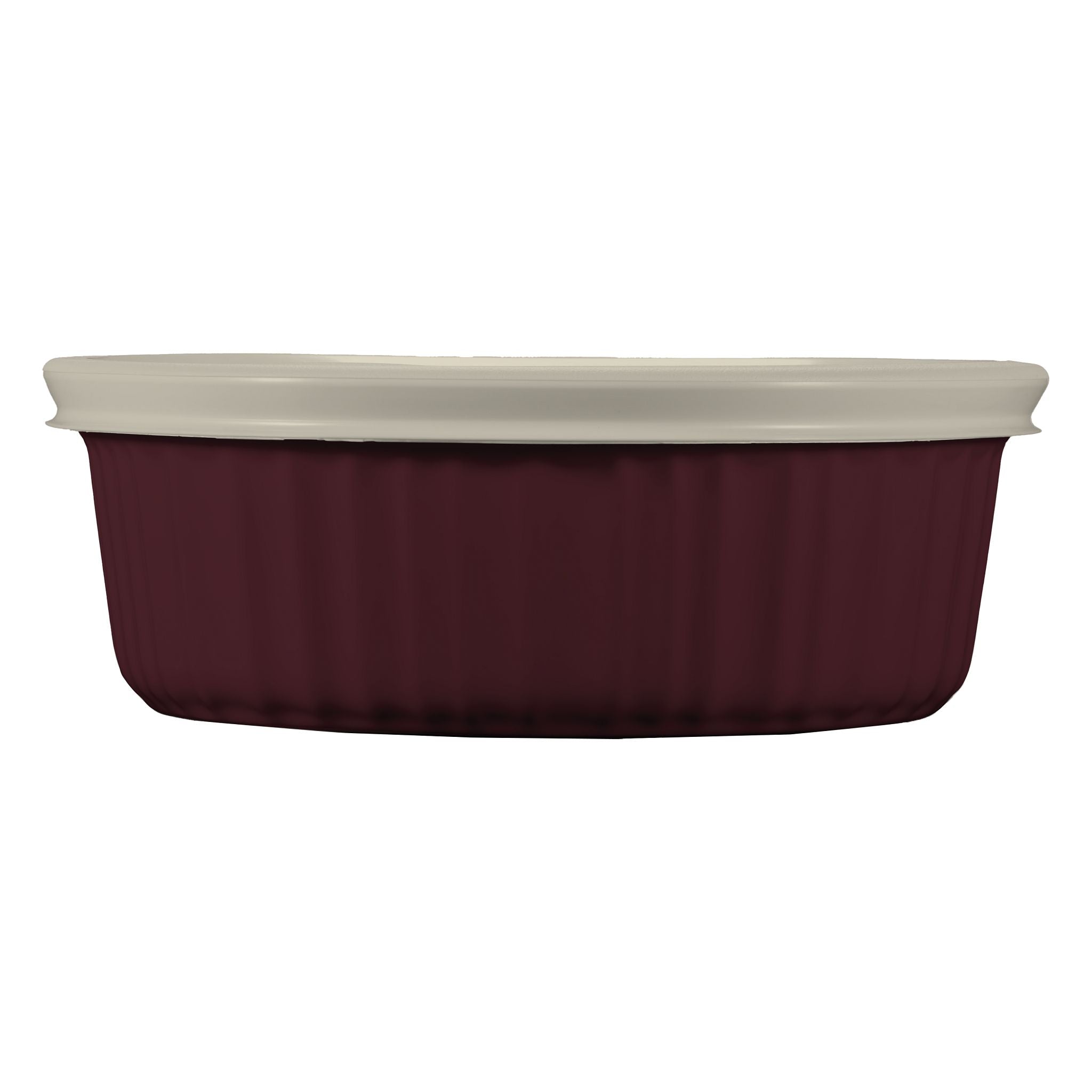 CorningWare French Colors 24-ounce Baking Dish with Lid, Cabernet