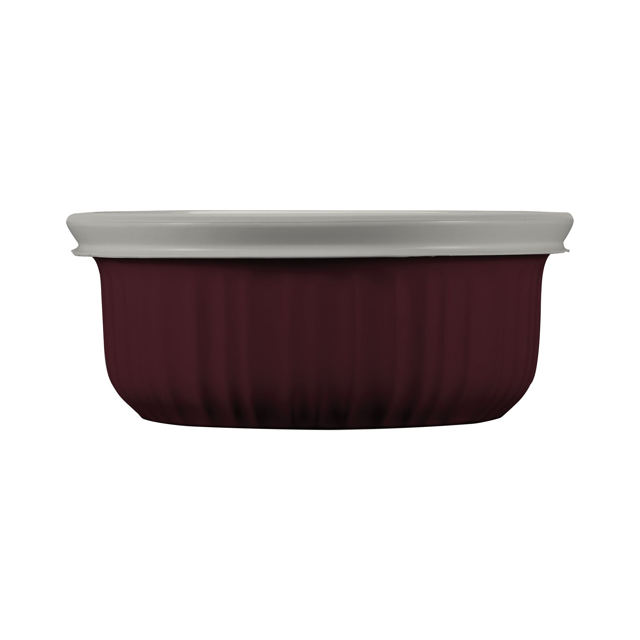 CorningWare French Colors 16-ounce Baking Dish with Lid, Cabernet