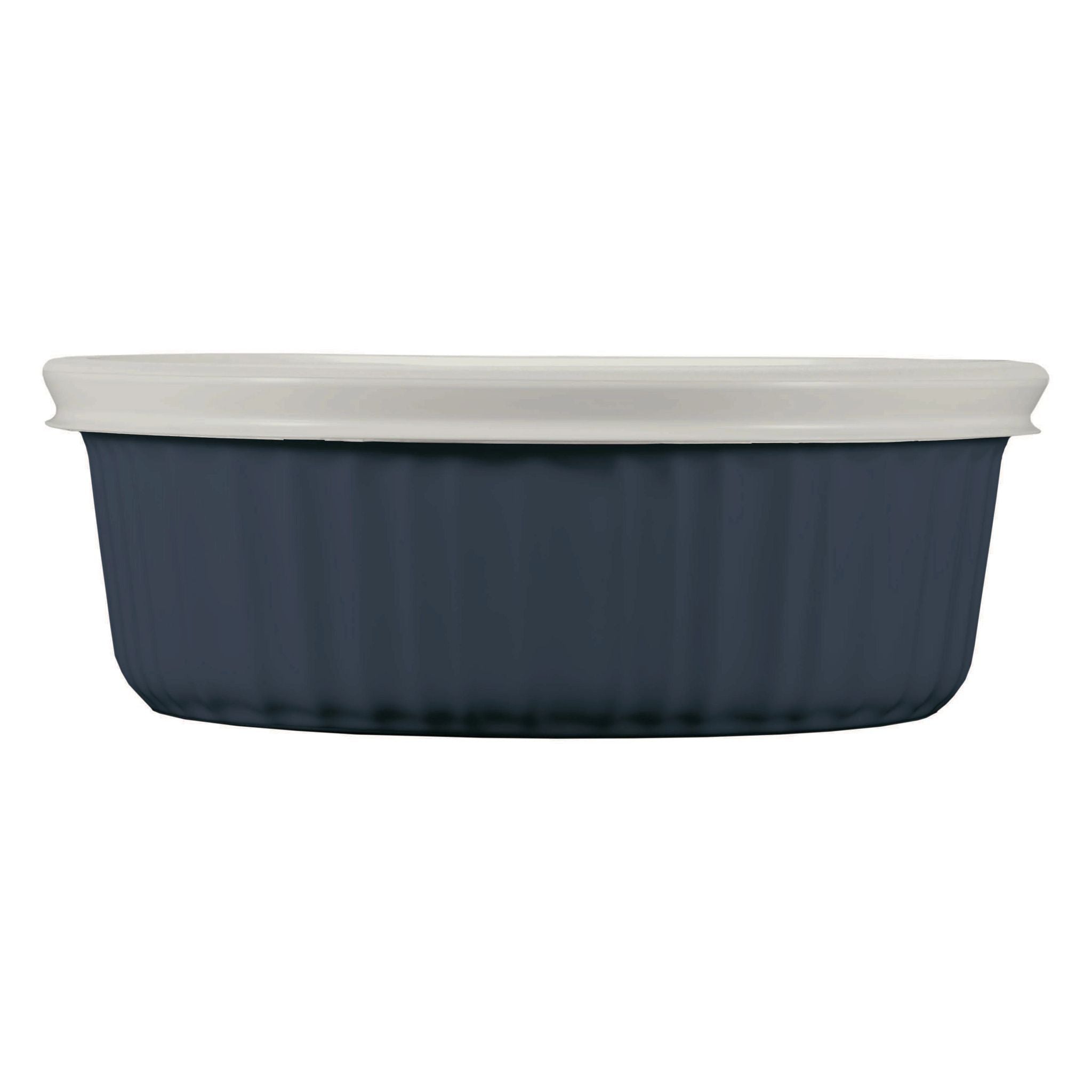 CorningWare French Colors 24-ounce Baking Dish with Lid, Navy