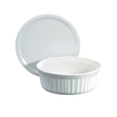 CorningWare French White 24-ounce Baking Dish with Lid