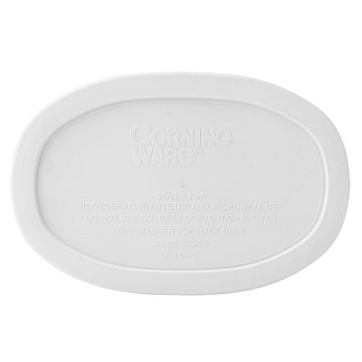 CorningWare French White Plastic Lid for 15-ounce Oval Baking Dish