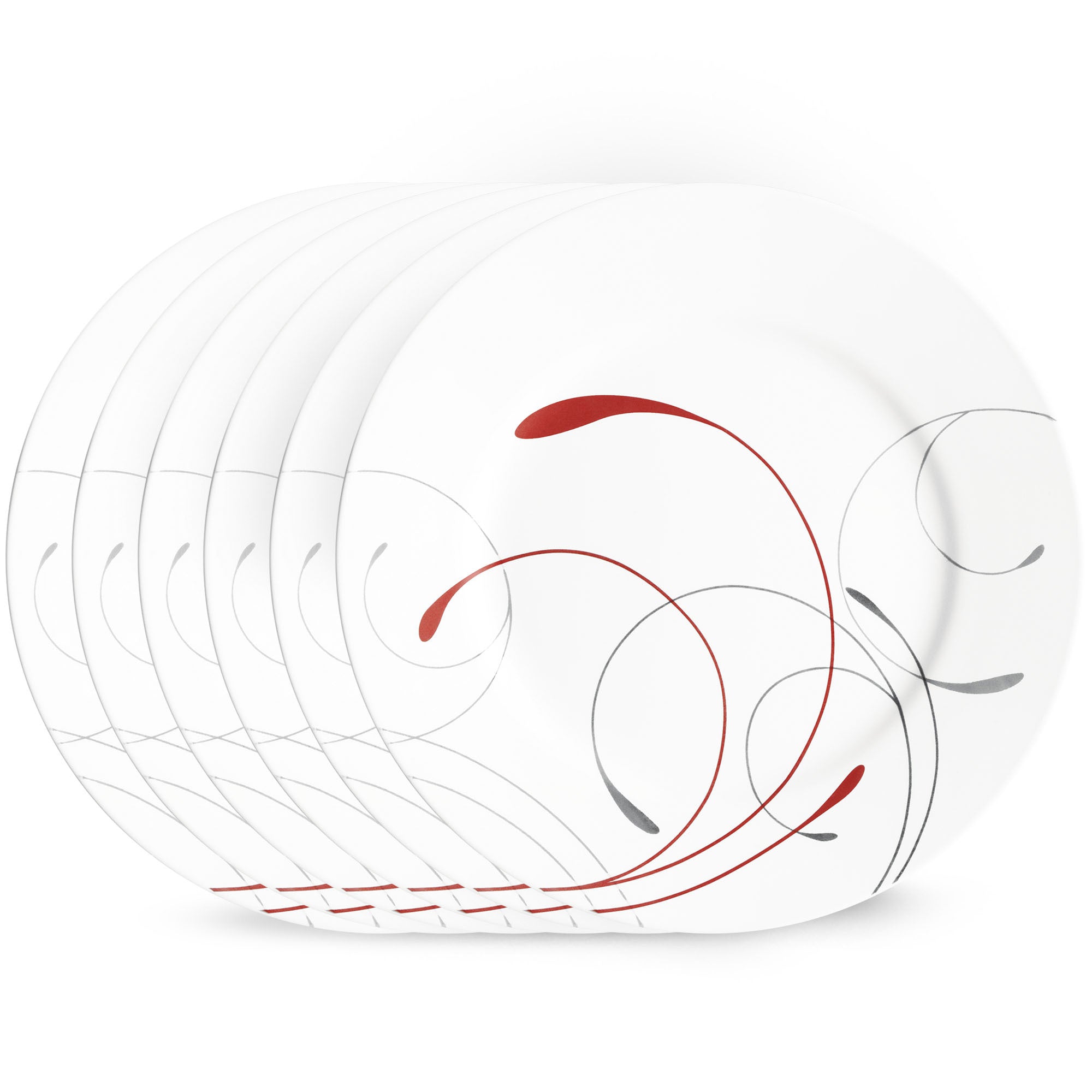 Corelle Round Splendor 8.5 Salad Plate, 6-pack